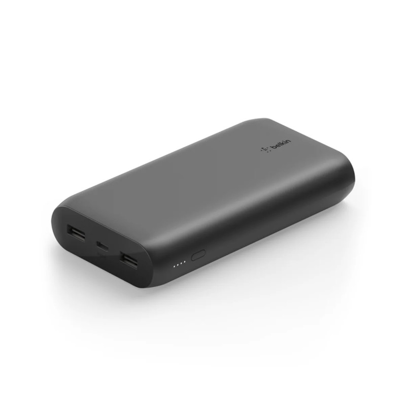 Belkin 20,000 mAh 15W Multi-Port Power Bank - Black - مزود طاقة